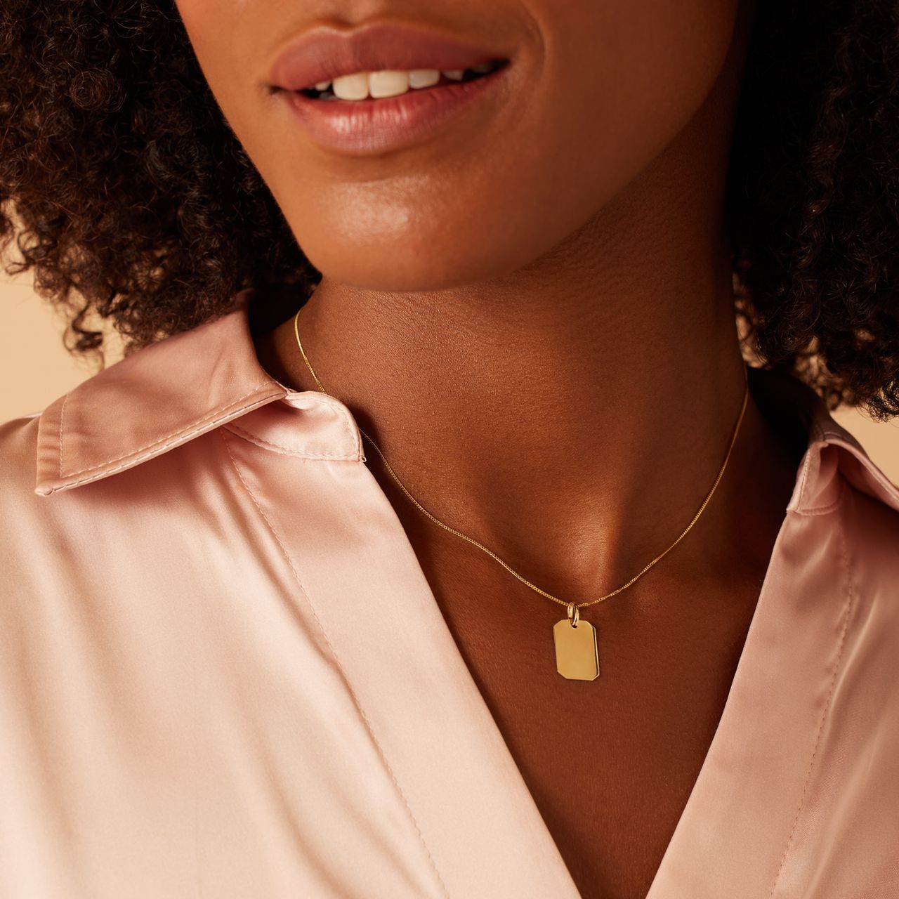 9 karaat hanger dogtag