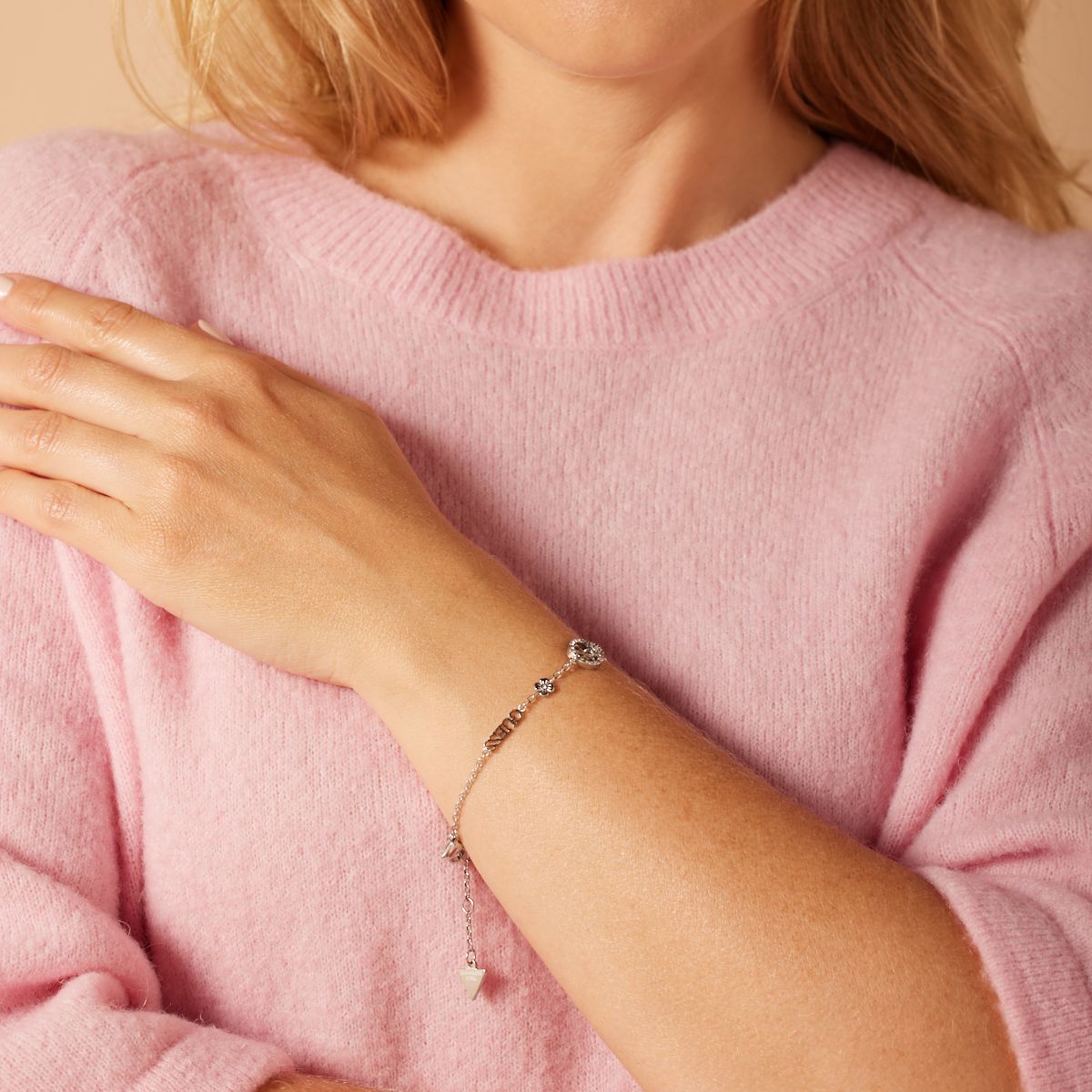 Guess stalen armband 4 LOVE