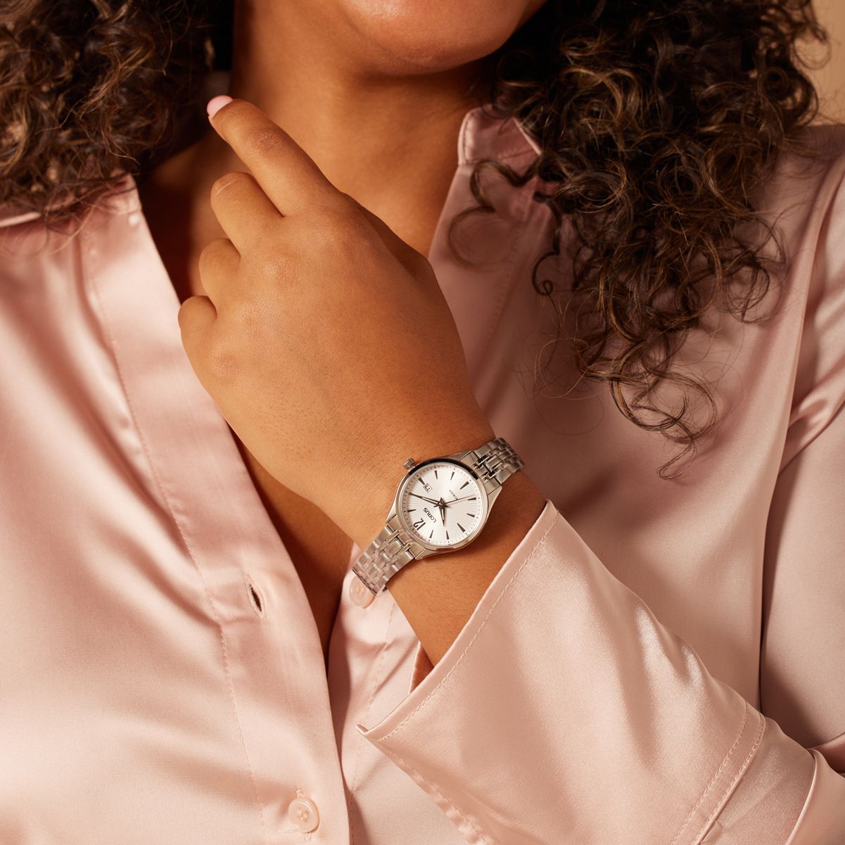 Lorus Minimalistisch Dames Horloge Zilverkleurig RJ201CX9