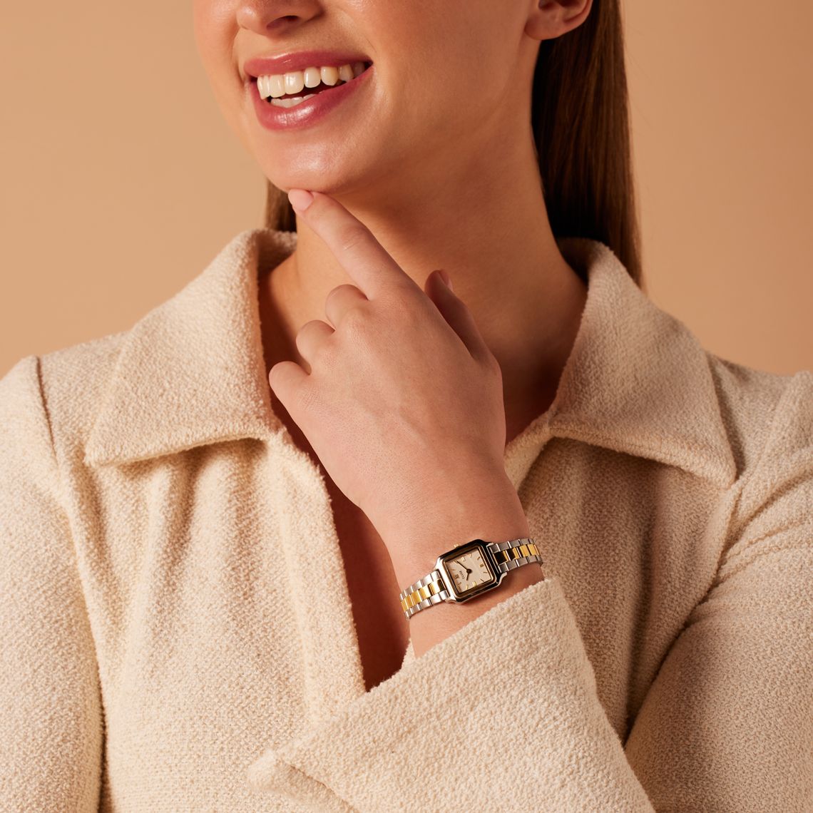 CLUSE - Gracieuse Mini horloge bicolor staal