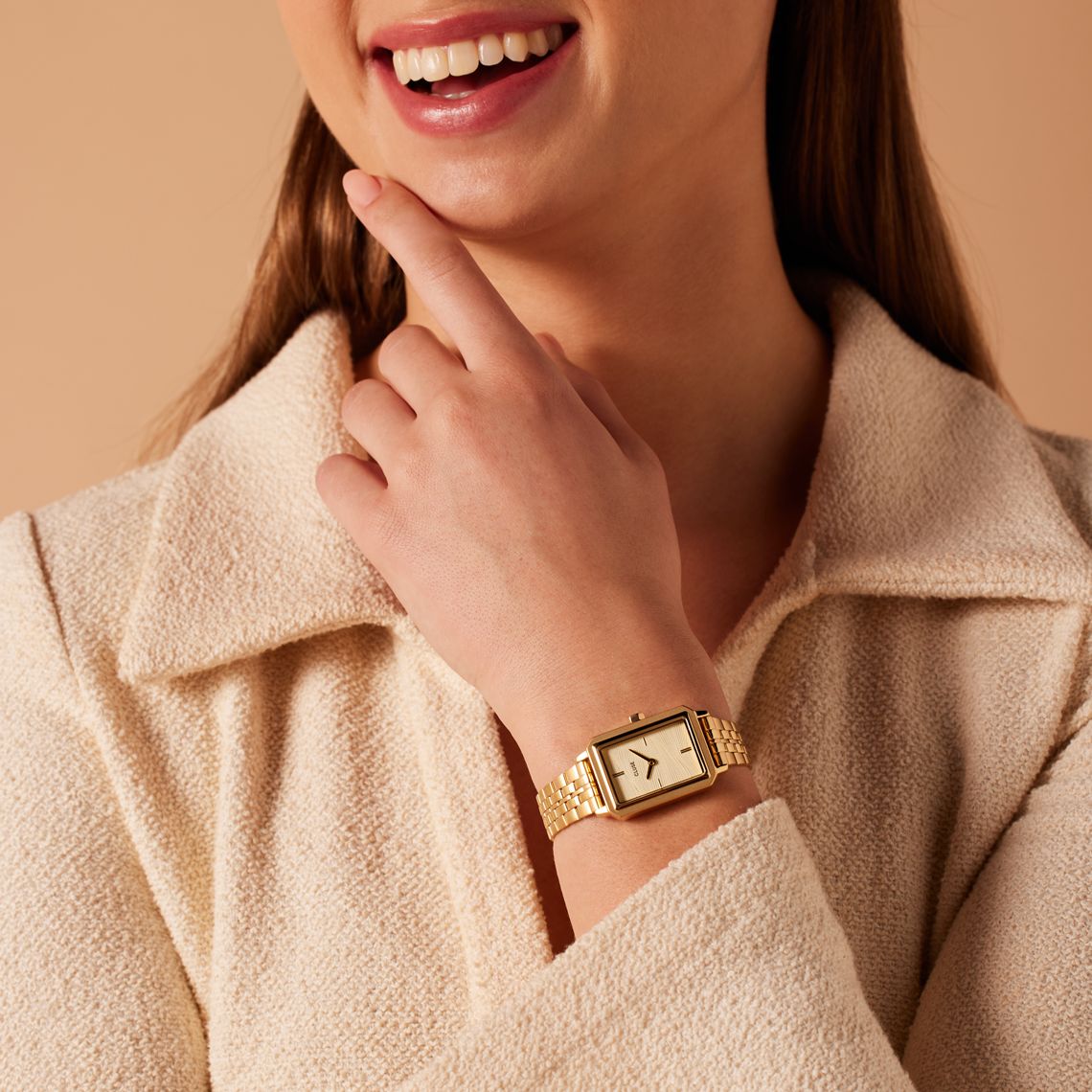 CLUSE - Fluette horloge goudkleurig staal