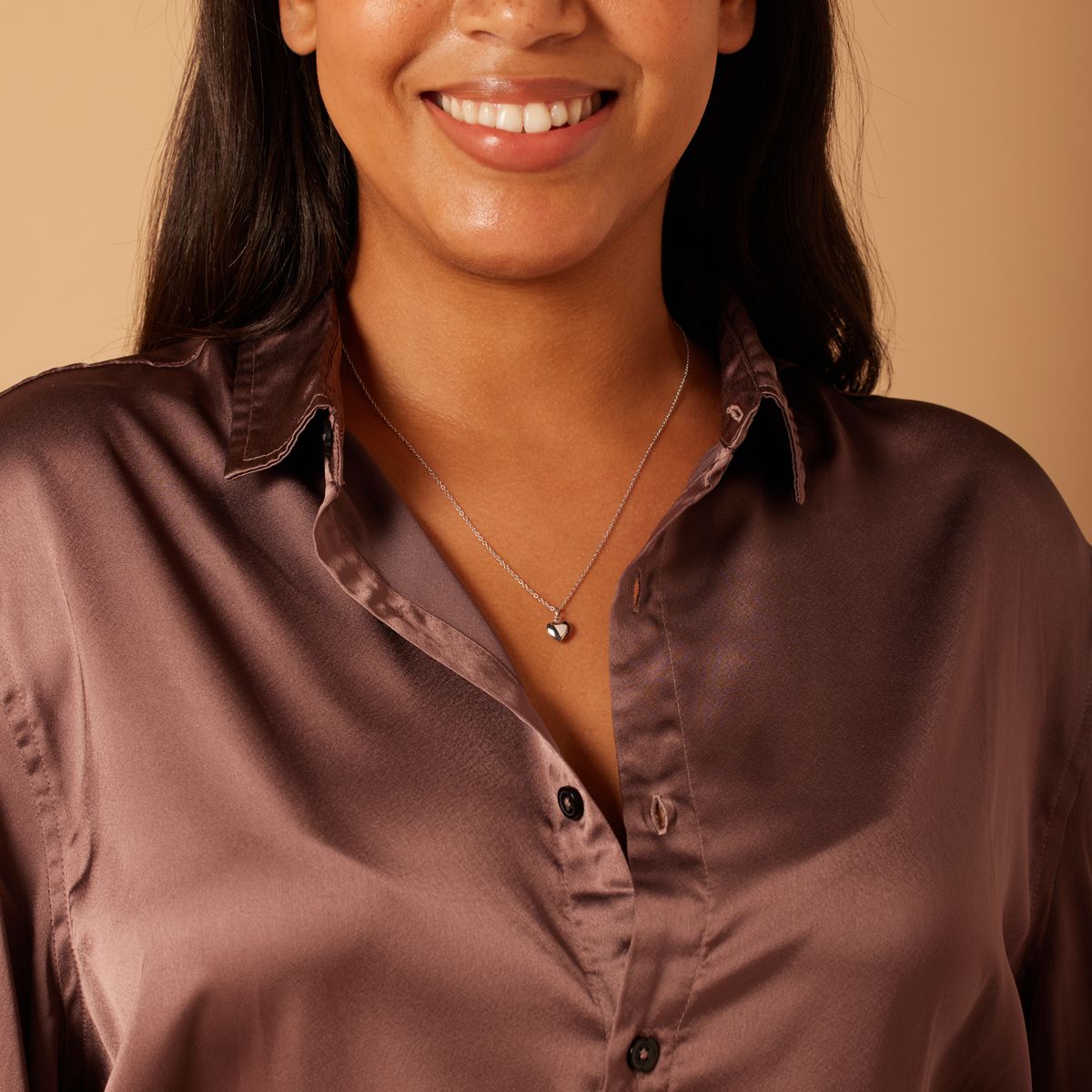 Zilveren ketting met hanger voor dames