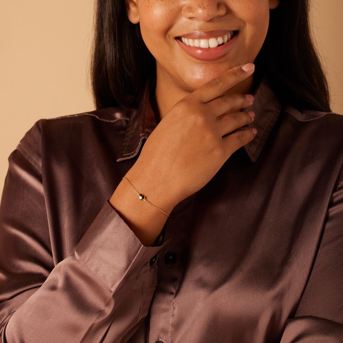 Silbernes, goldbeschichtetes Fantasiearmband für Damen