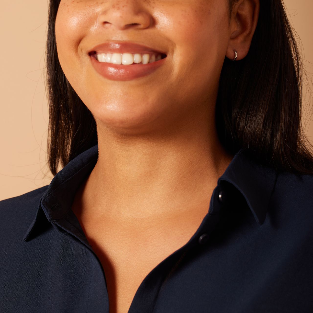 Zilveren oorringen met zirkonia 10 mm voor dames