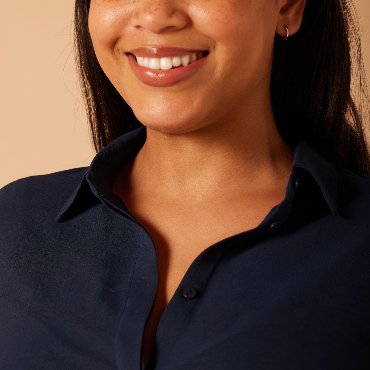 Silberne Creolen 12 mm für Damen