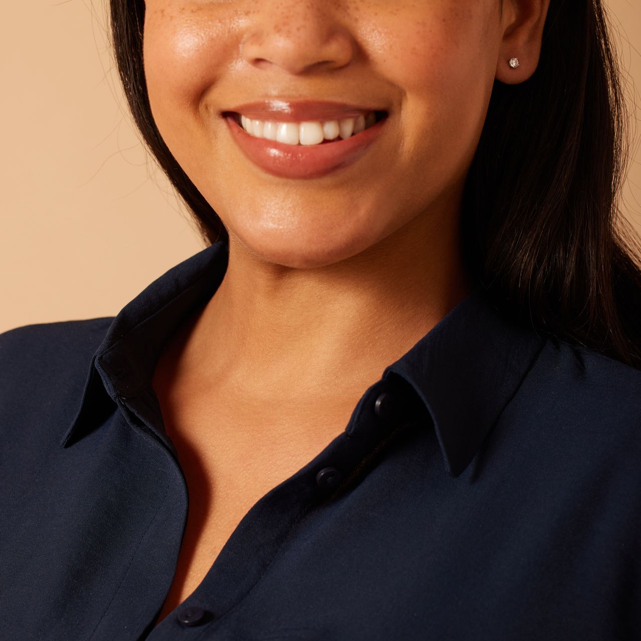 Zilveren oorknoppen met zirkonia 4mm