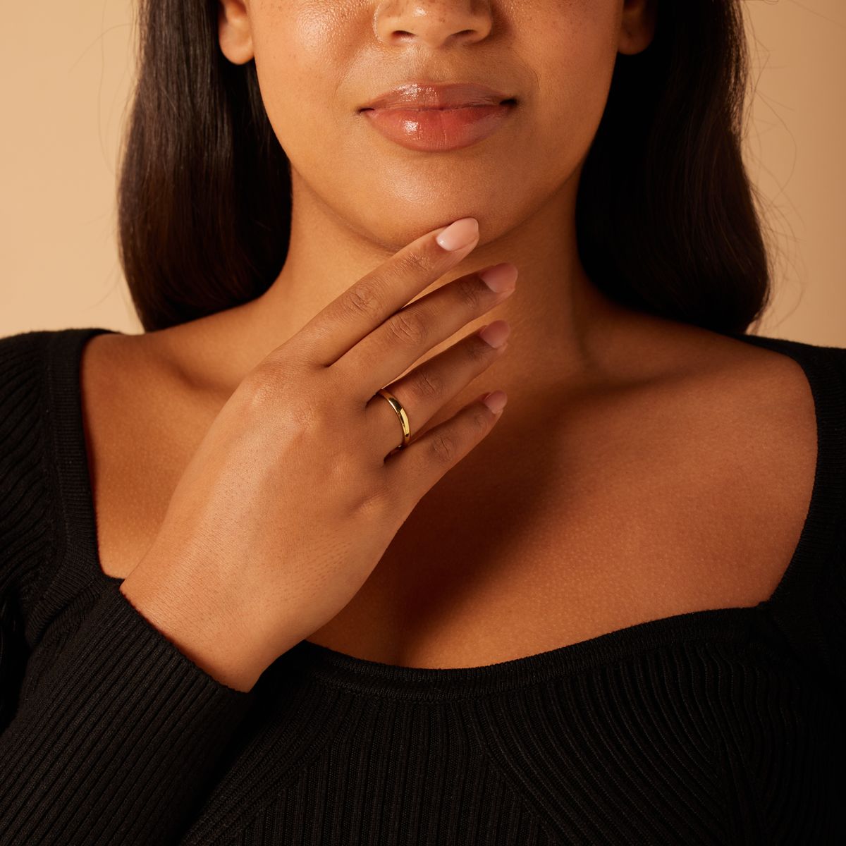 14 karaat geelgouden trouwring H250