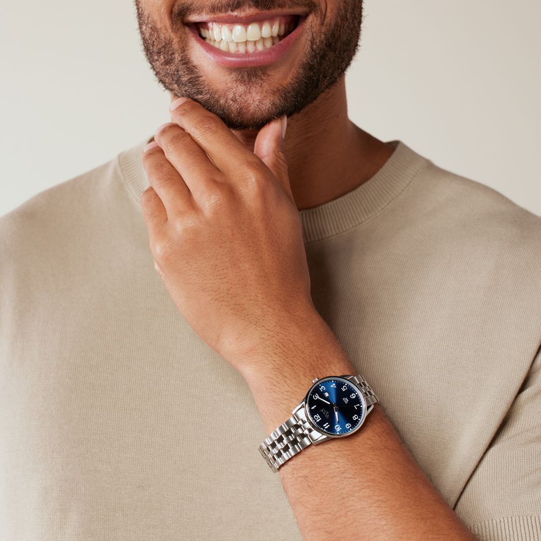 Regal heren horloge met stainless steel band