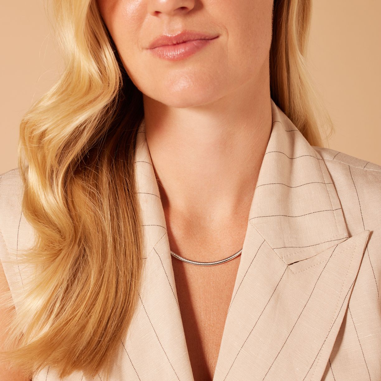 Zilveren ketting zonder hanger voor dames