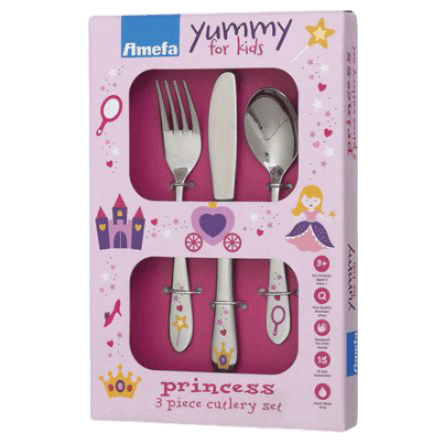 Besteckset Princess 3 Stück