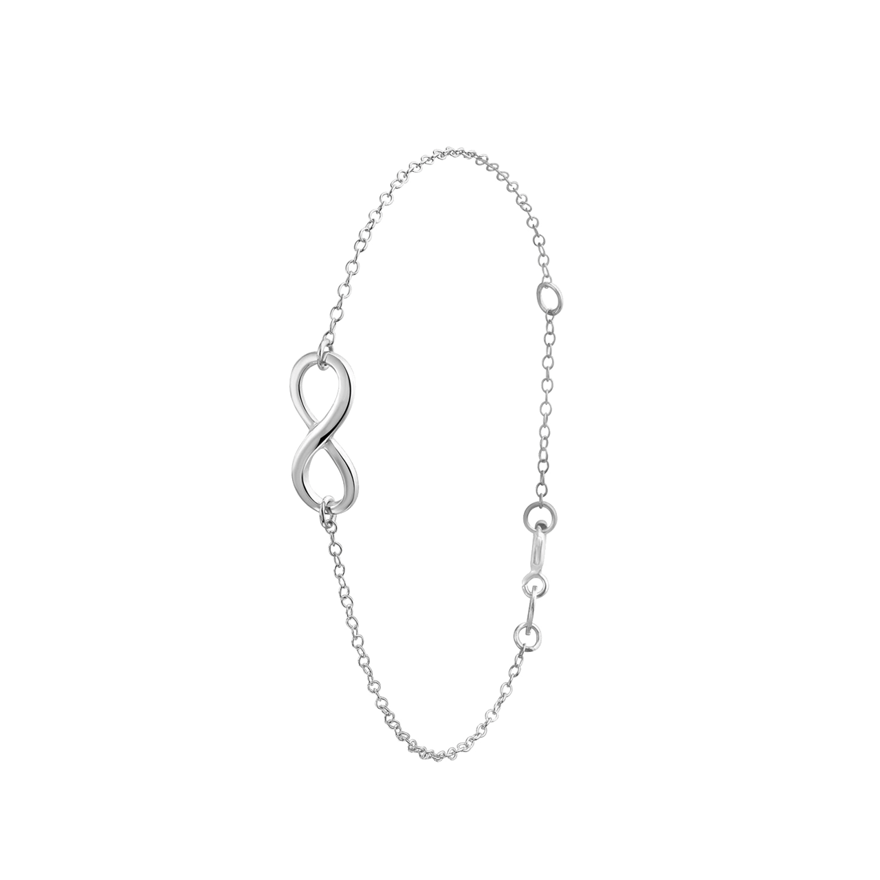 Zilveren set infinity