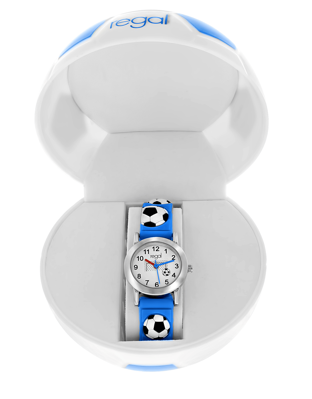 Regal Armbanduhr für Jungen in Fußball-Geschenkbox