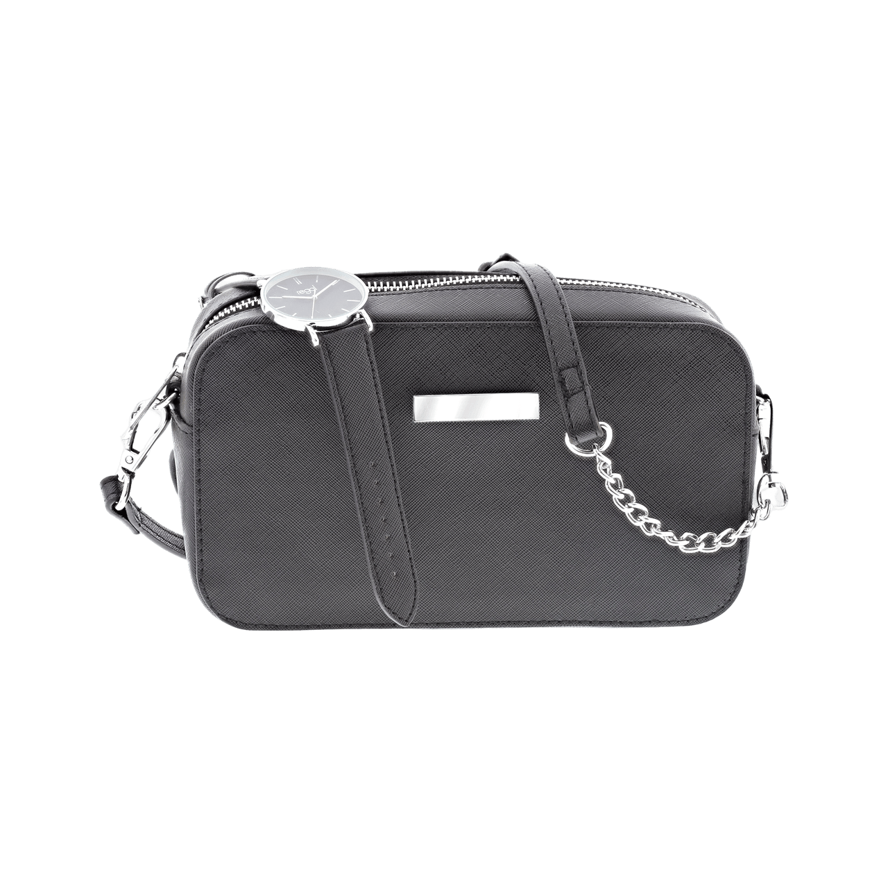 Dunkelblaue Schultertasche