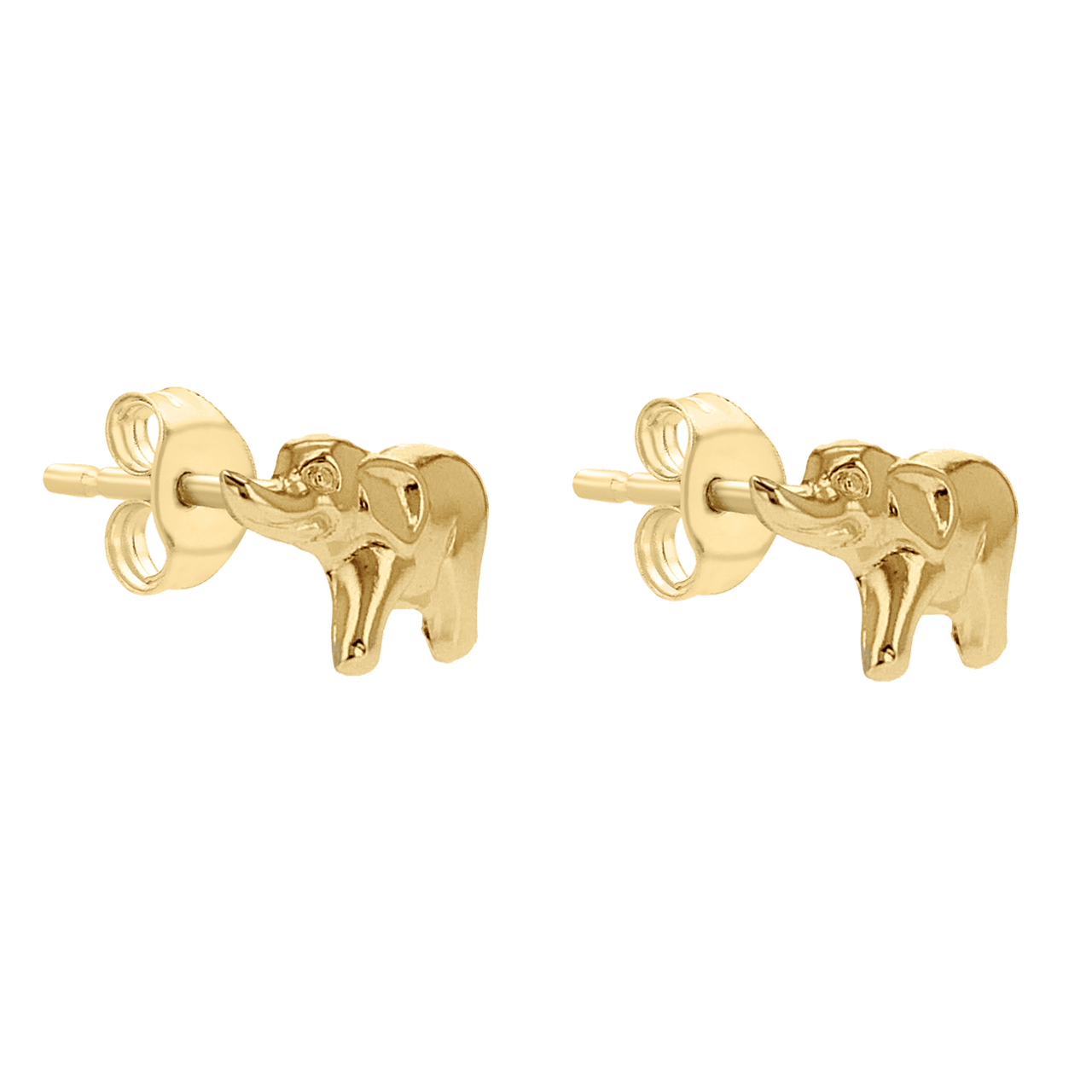 375 Gold Ohrstecker mit Elefant