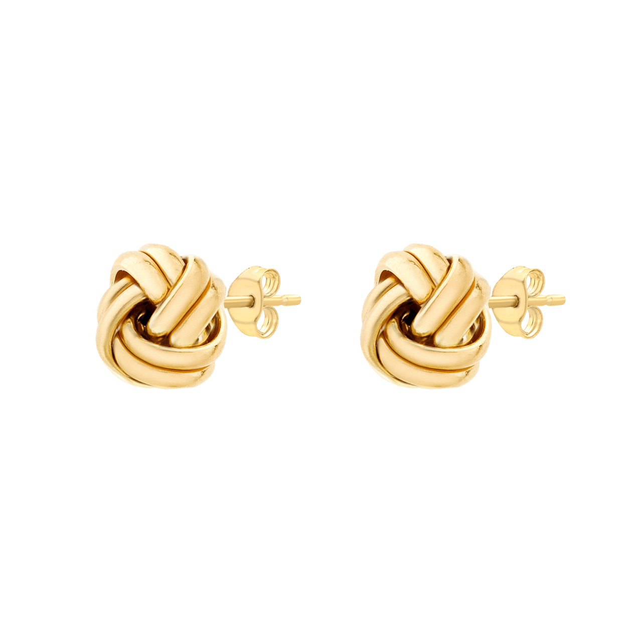 Ohrstecker Knoten aus 375 Gold