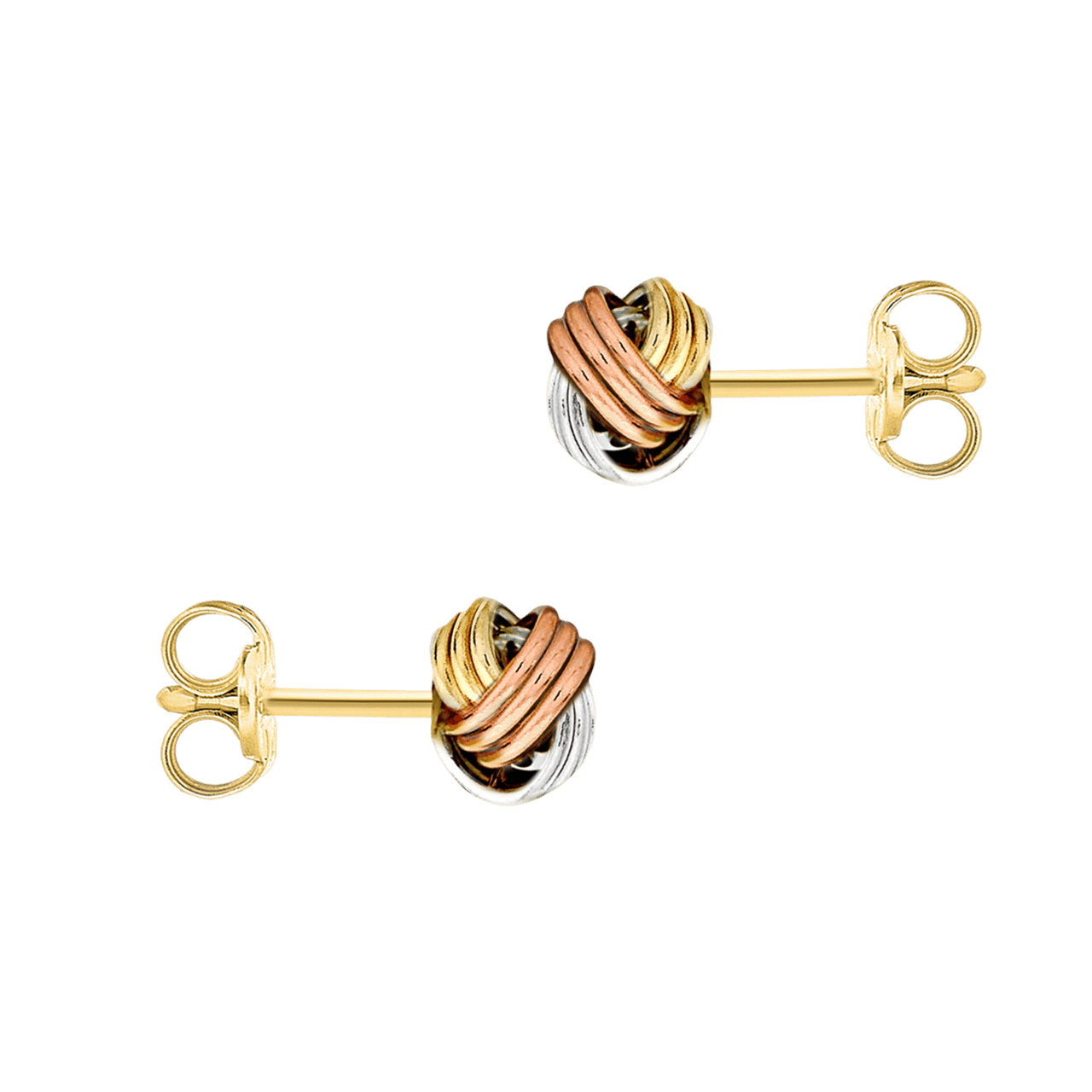 375 Gold, dreifarbiger Knoten