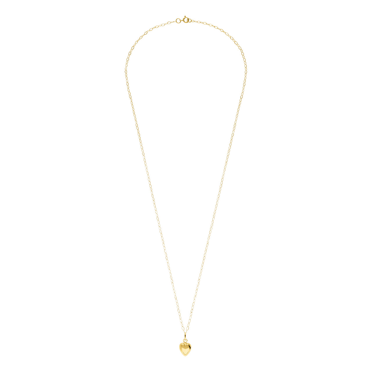 Halskette, 375 Gold, mit Herzanhänger