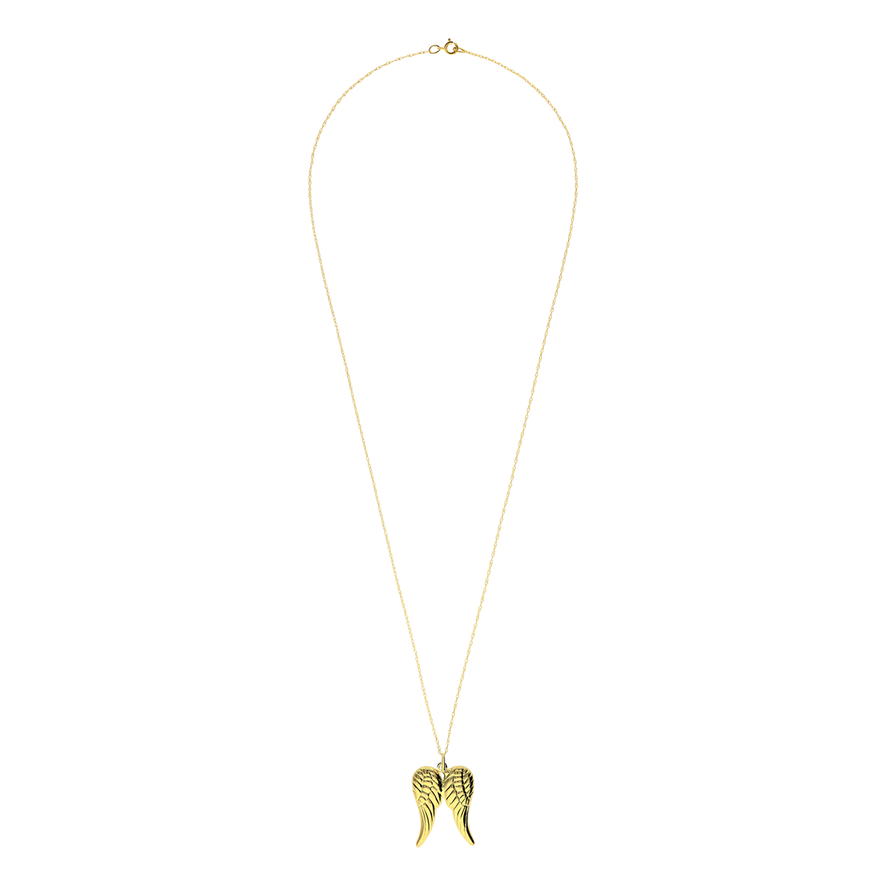 9 karaat ketting met hanger vleugels voor dames