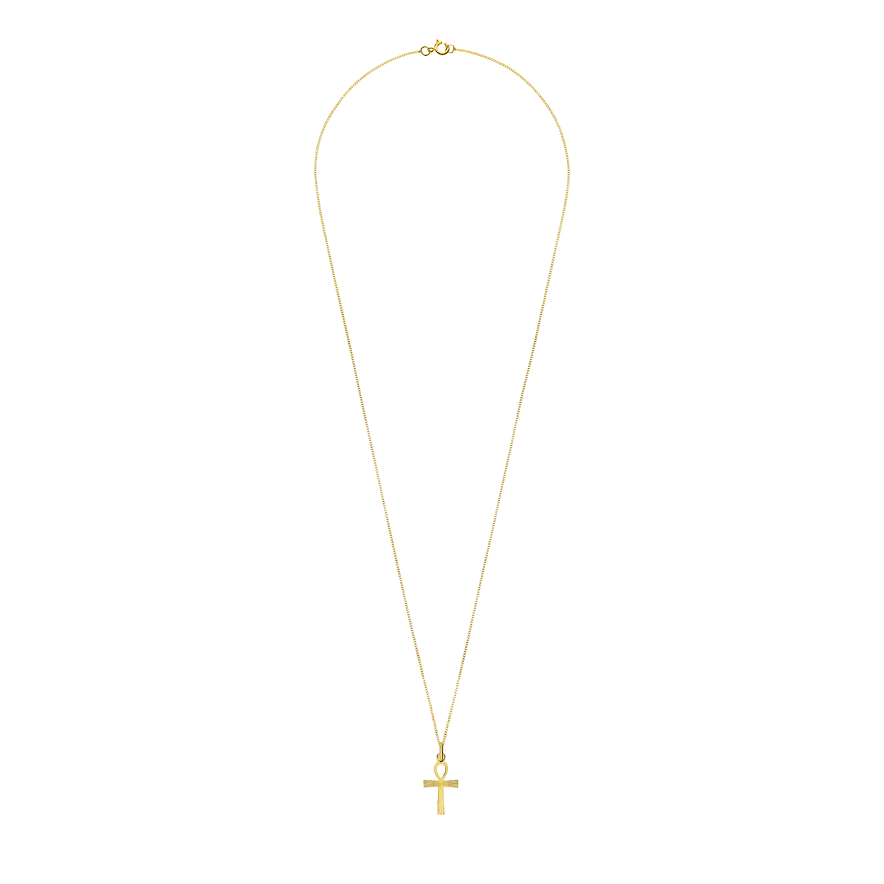 375 Gold Halskette mit Anch-Anhänger