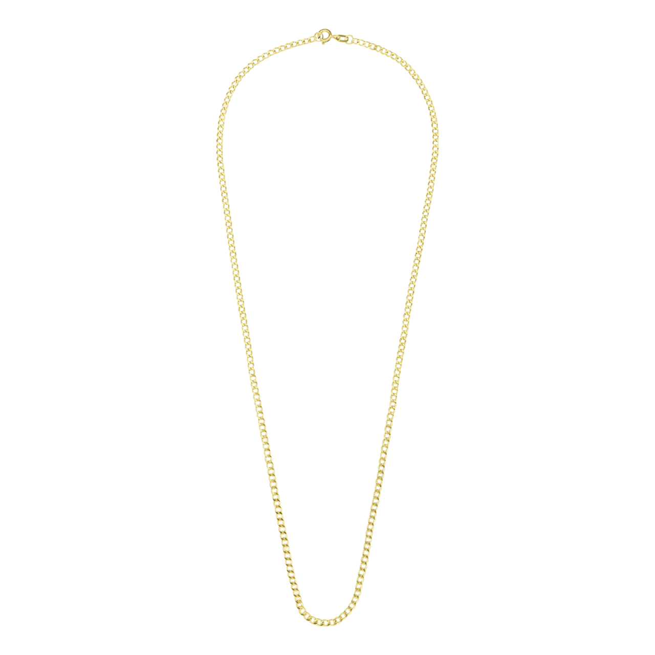 Halskette aus 375 Gold mit Gourmet-Gliedern
