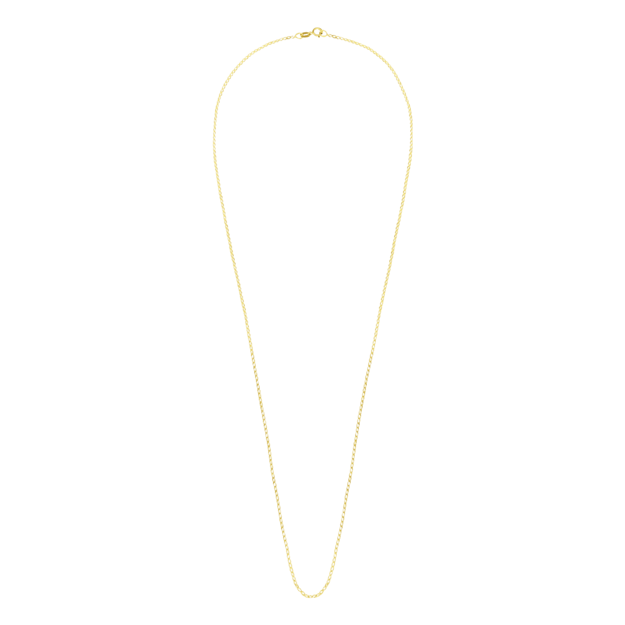 Halskette aus 375 Gold mit Gourmet-Gliedern