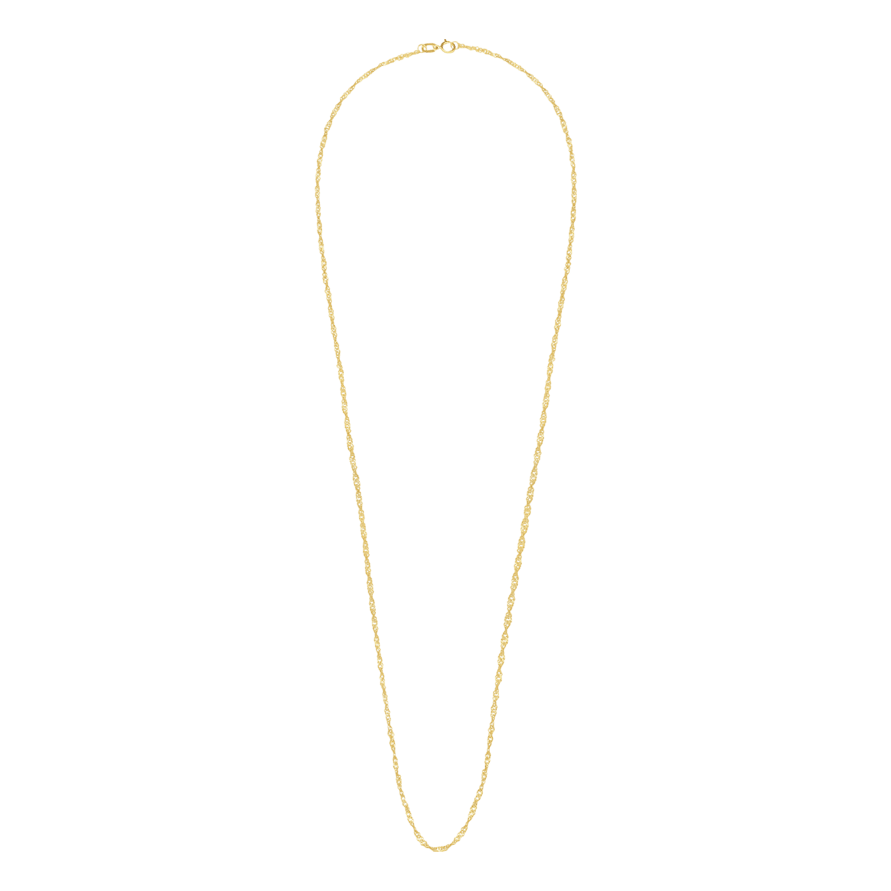 9 karaat ketting gourmet twist voor dames