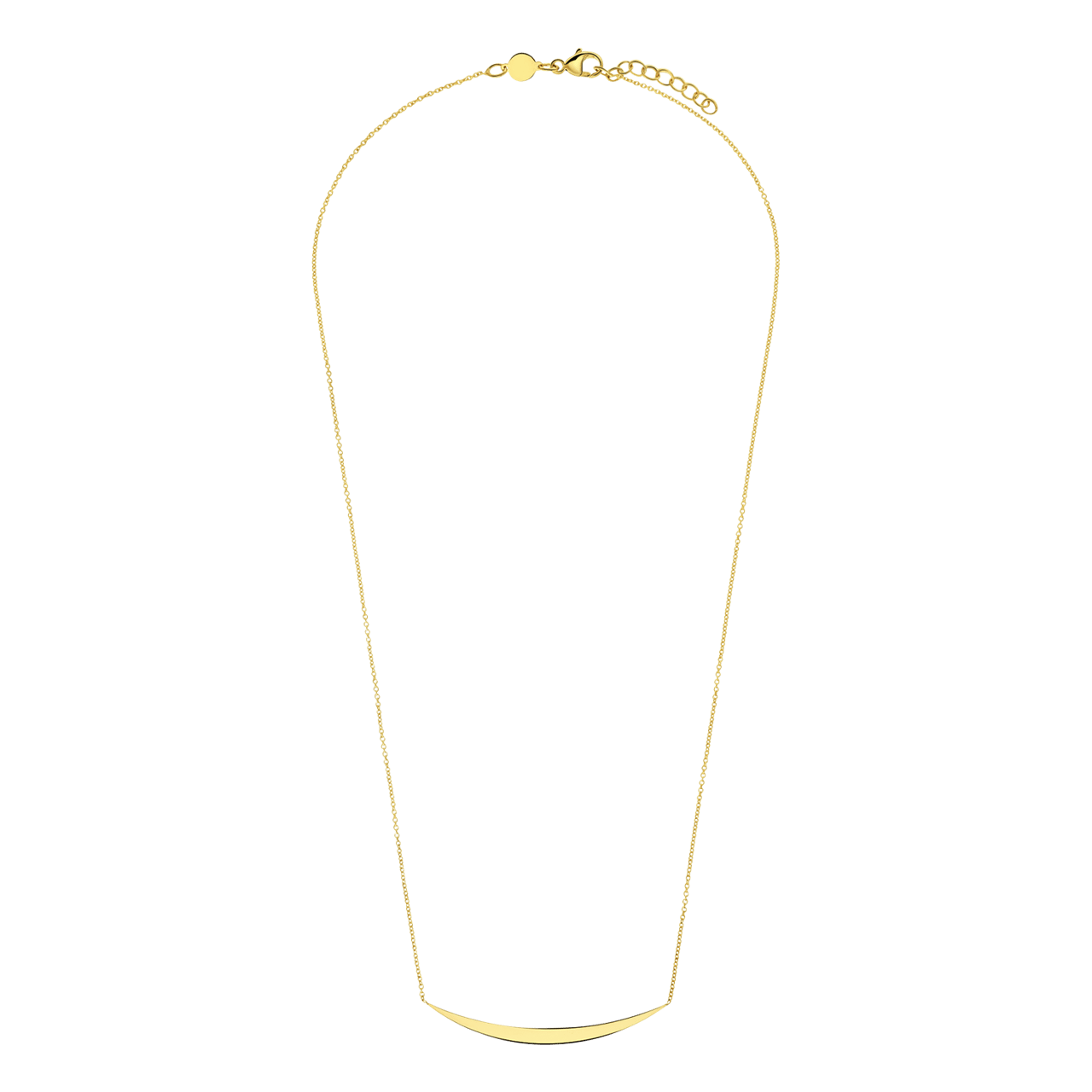 9 Karaat ketting met bar