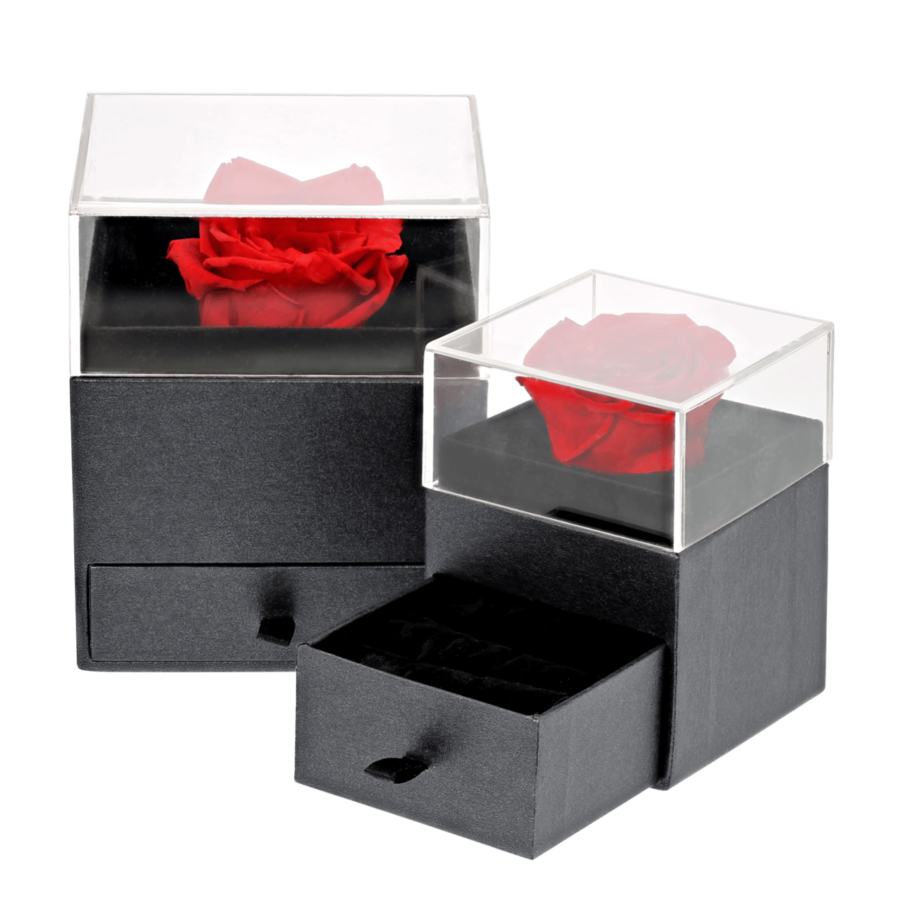 Schmuckdose „Everlasting Rose" für Ringe