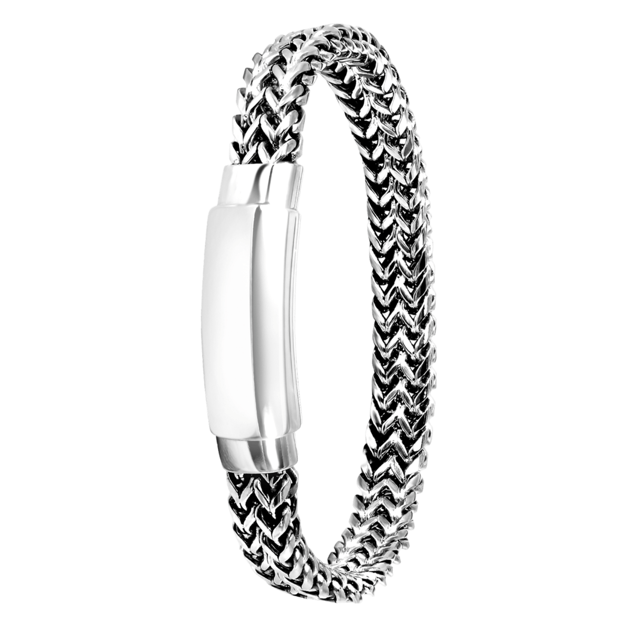 Stainless steel armband gourmetschakel