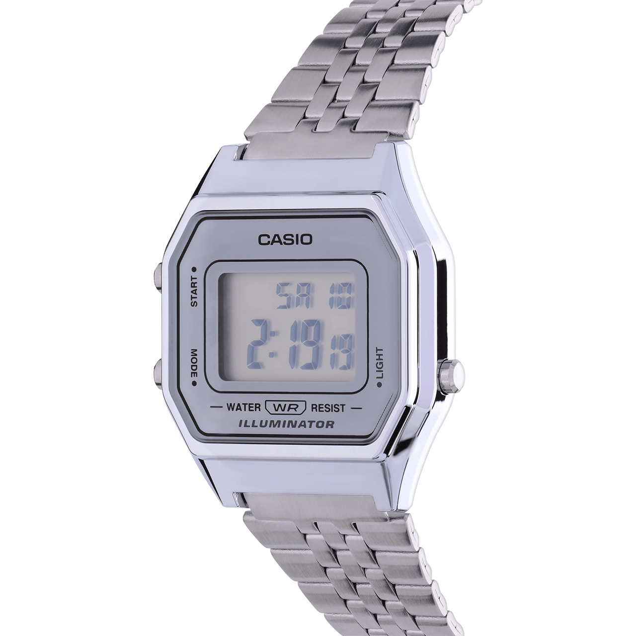 Casio Retro Digitaal Horloge Zilverkleurig LA680WEA-7EF