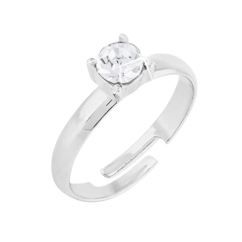 Zilverkleurige byoux set met doosje