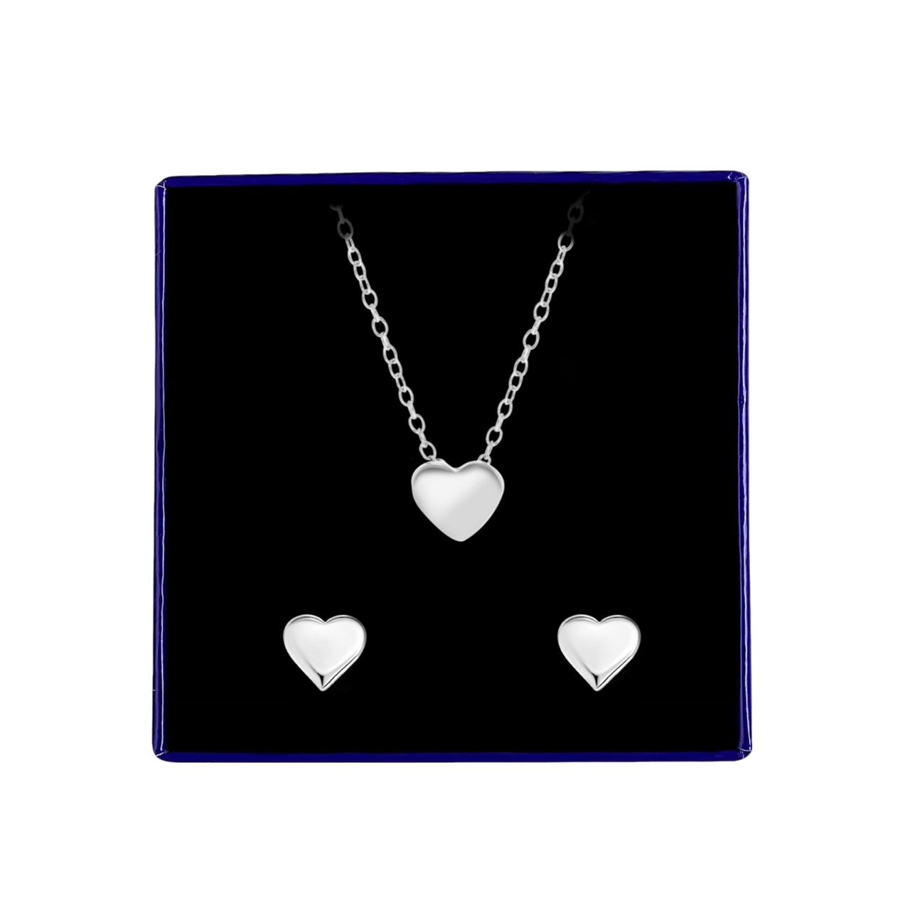Schmuckset, 925 Silber, Herz