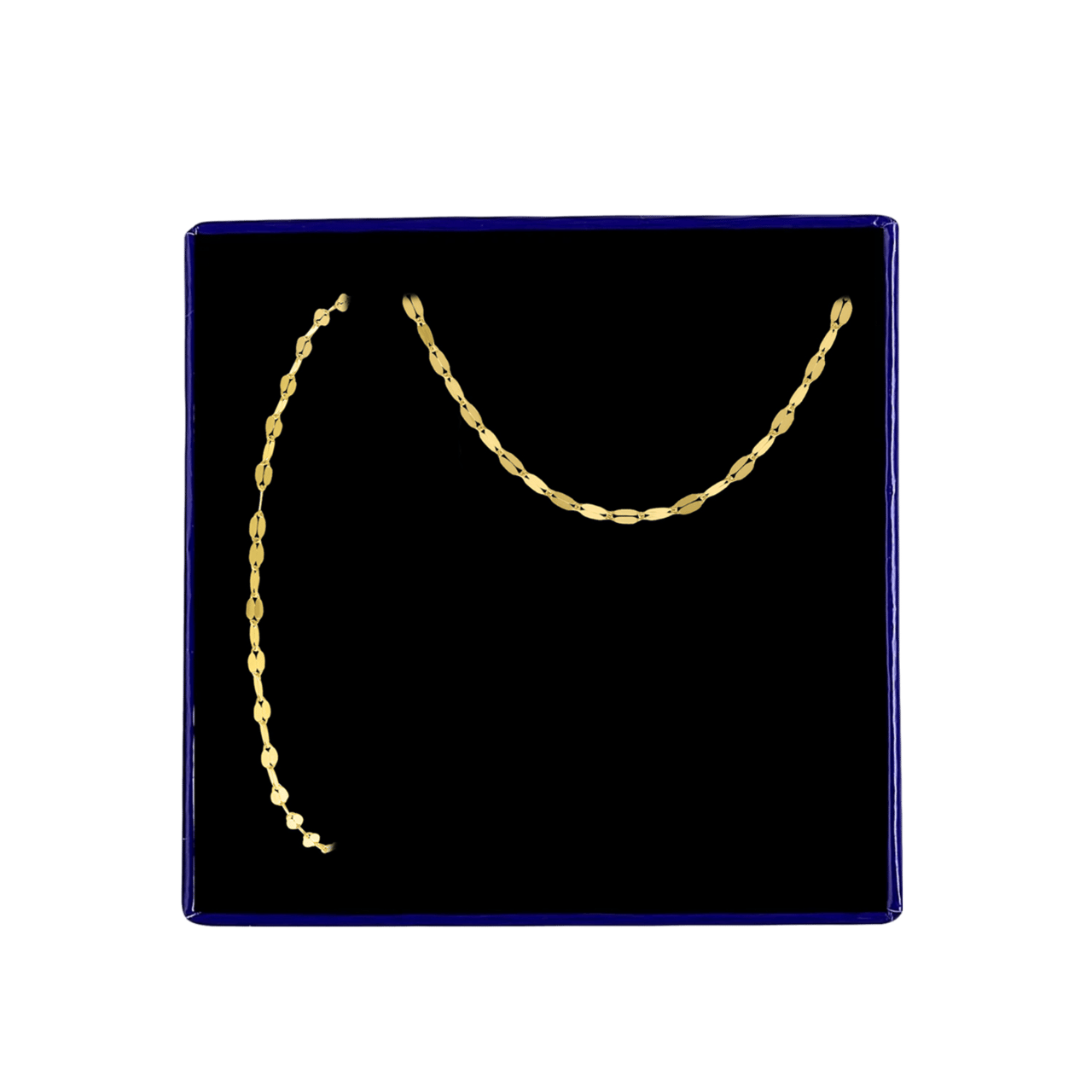 Set, Armband & Halskette, 375 Gold, Fantasiekette
