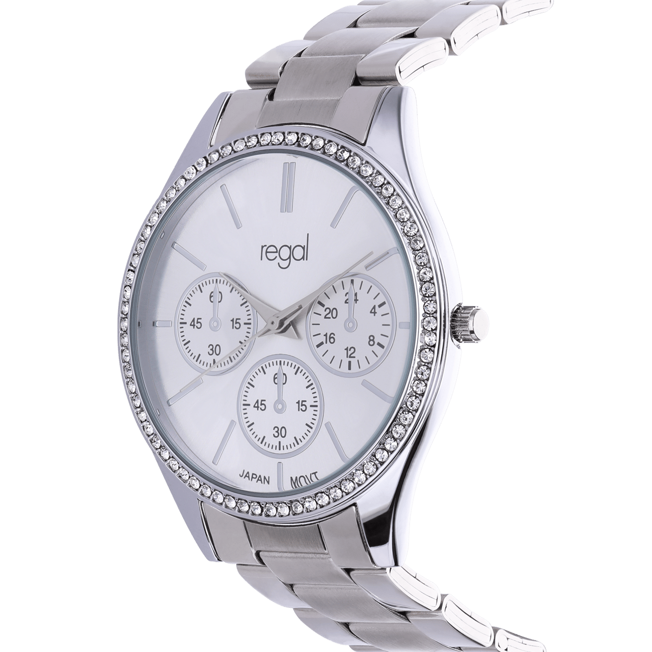 Regal Set Dames Horloge Zilverkleurig met armband RG3414-632