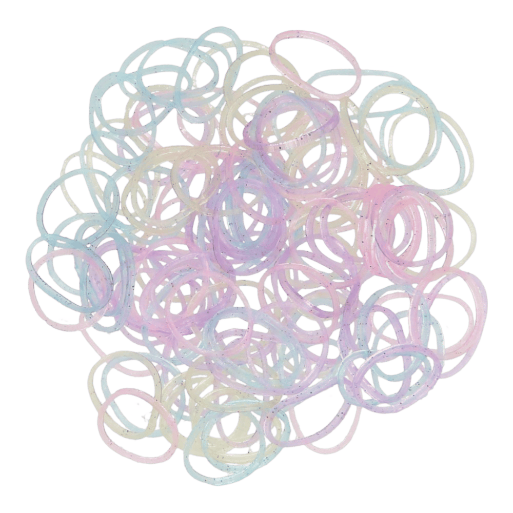 Stoffen Haaraccessoire scrunchie beige voor dames