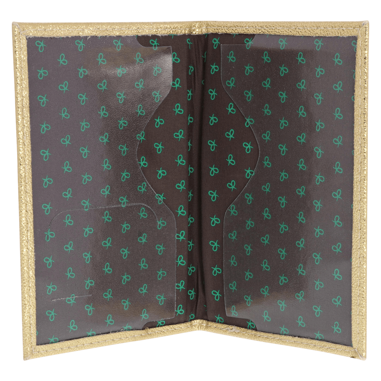 Paspoorthoesje goudkleurig