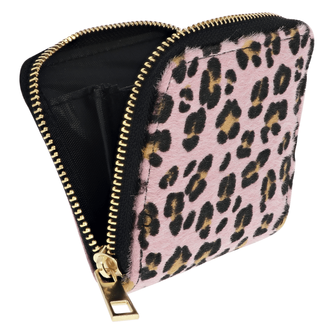Portemonnee dierenprint roze