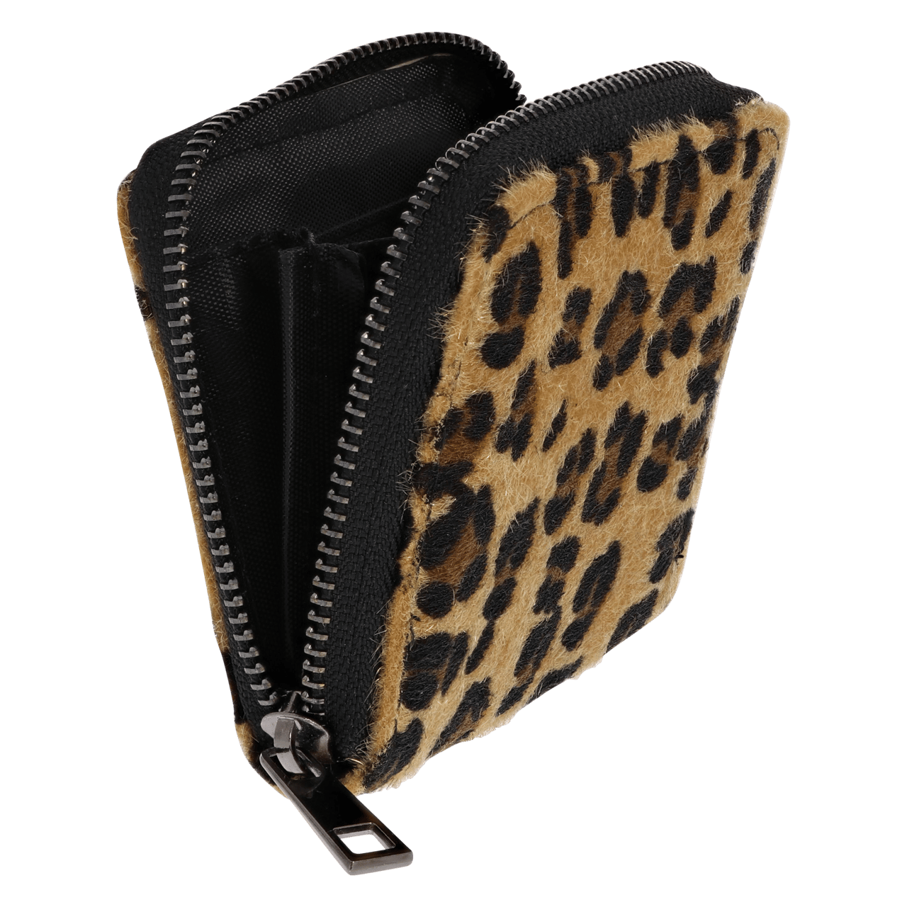 Portemonnee dierenprint beige