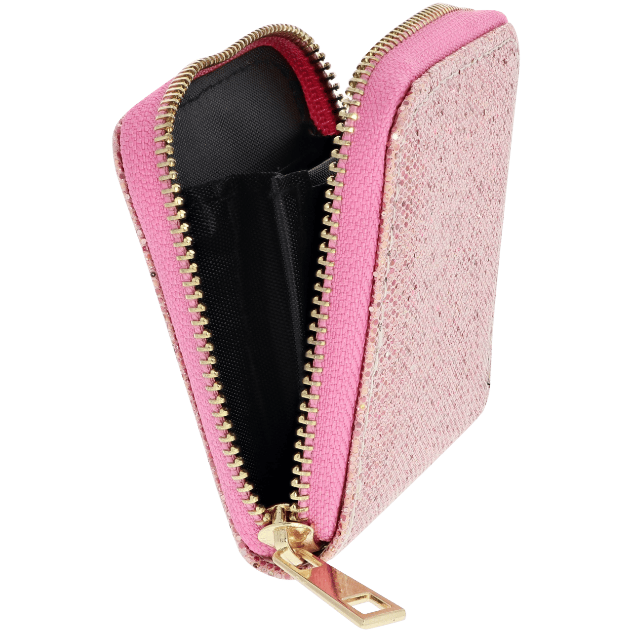 Geldbörse, rosa mit Glitzer