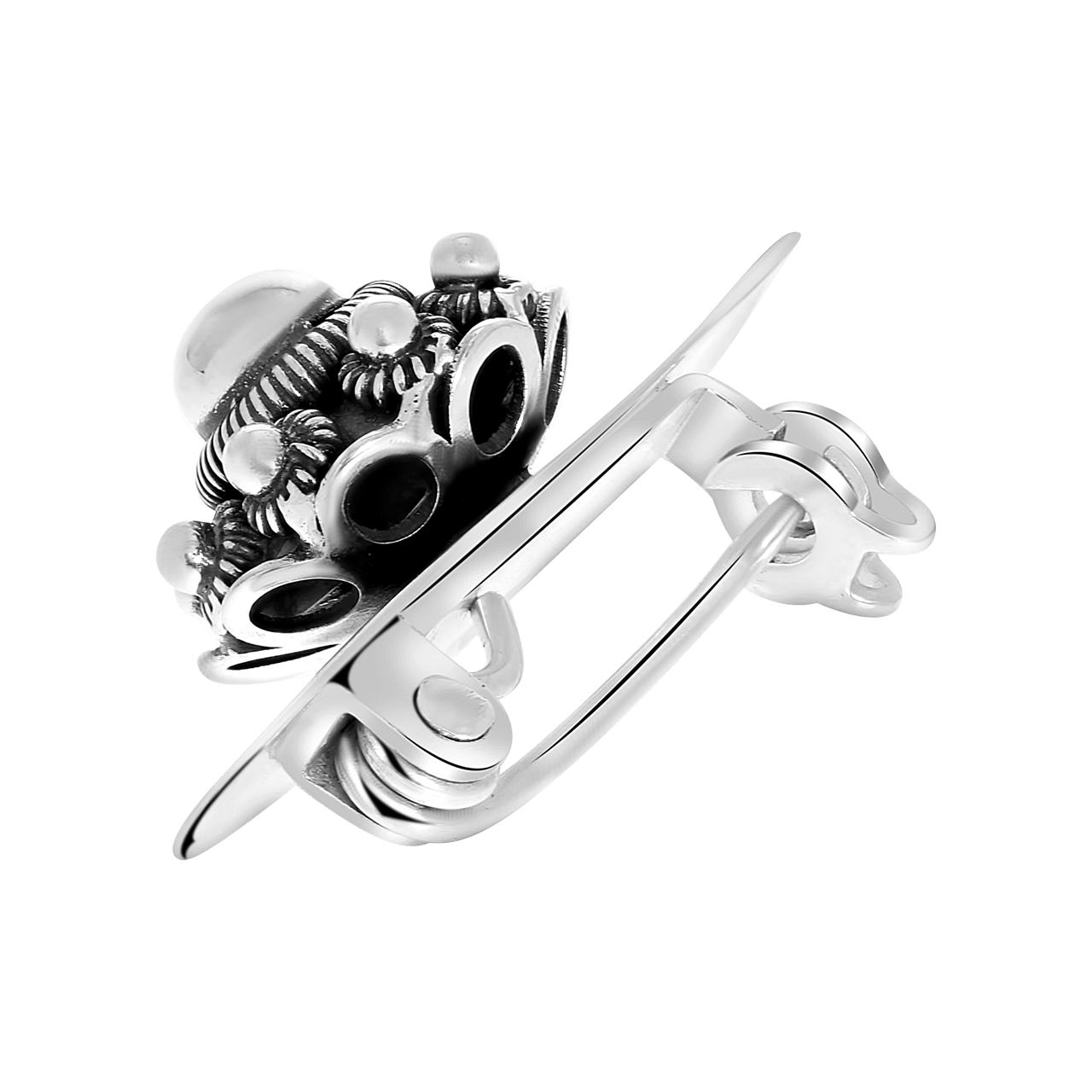Zilveren broche Zeeuwse knoop