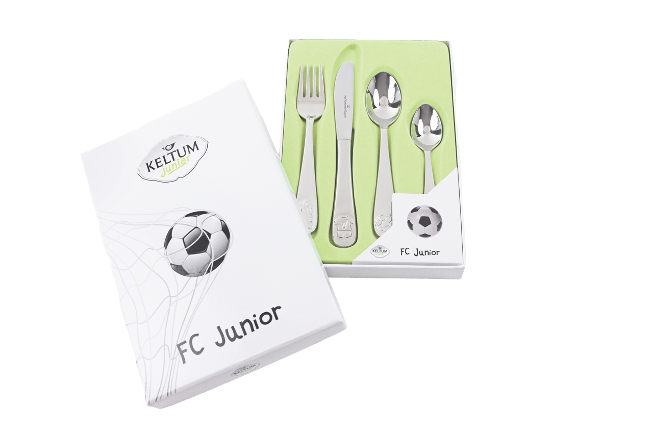 Kinderbestek FC Junior 4 delig