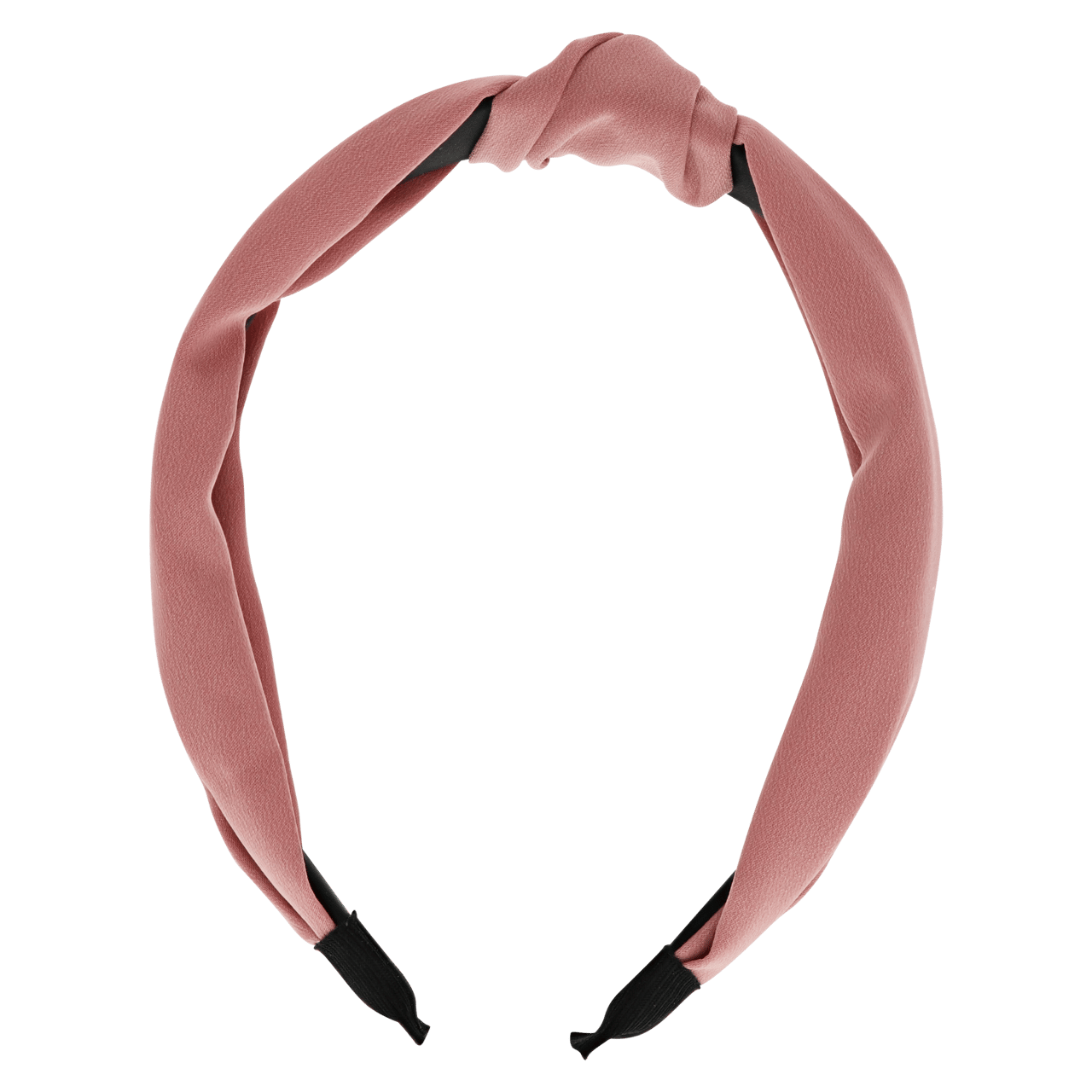 Diadem mit Stoff in Rosa