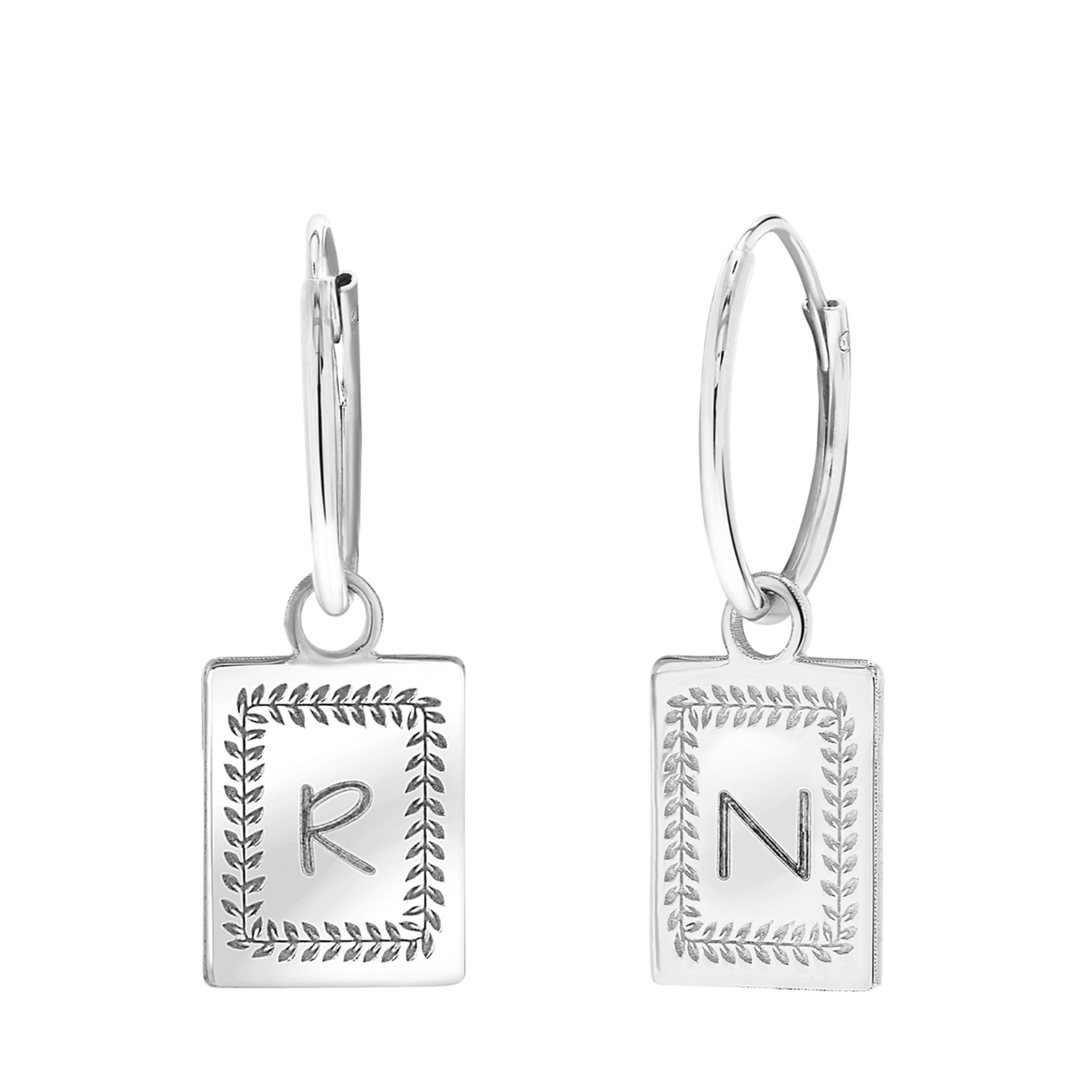 Ohrringe aus 925 Silber, römischer Kranz