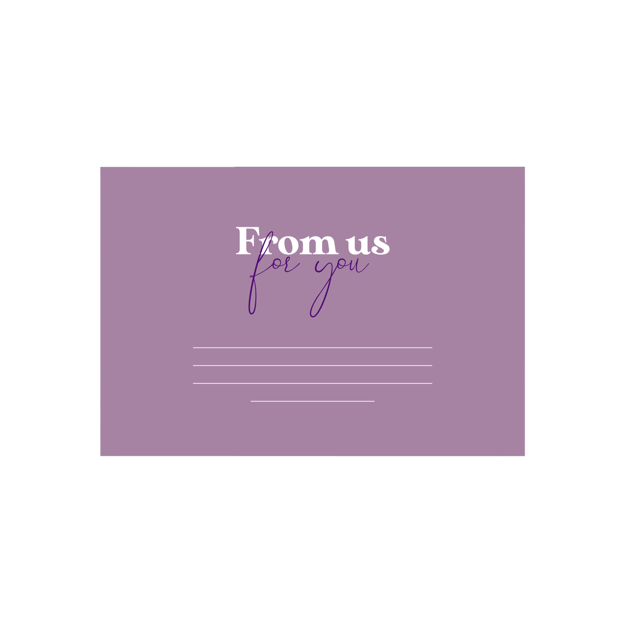 Lucardi Giftcard envelop