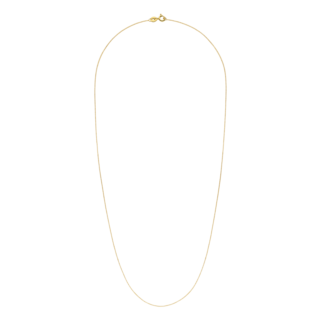Halskette, 585 Gelbgold, venezianisches Glied, 0,45 mm