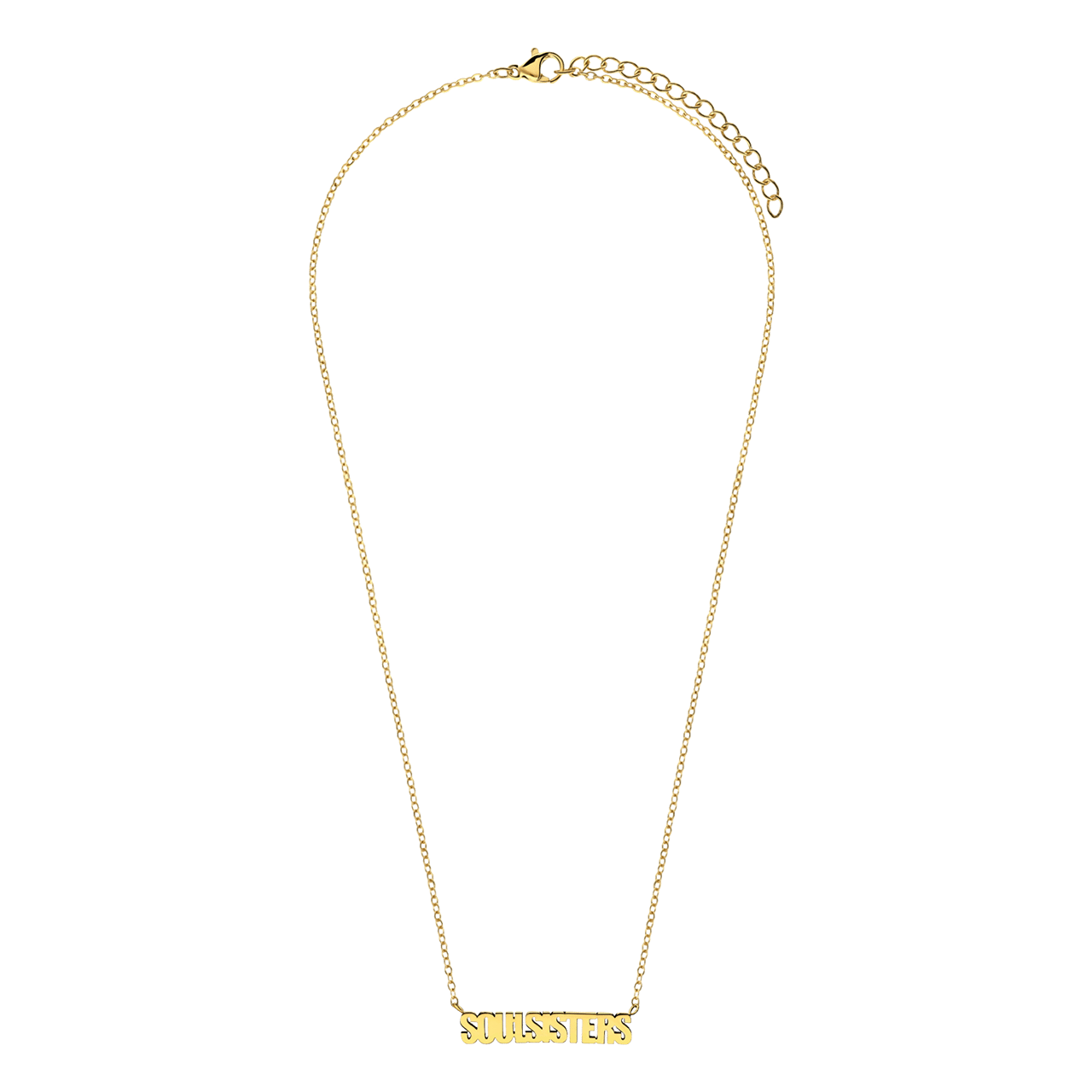 Stainless steel goldplated sieradenset Soul Sisters voor dames
