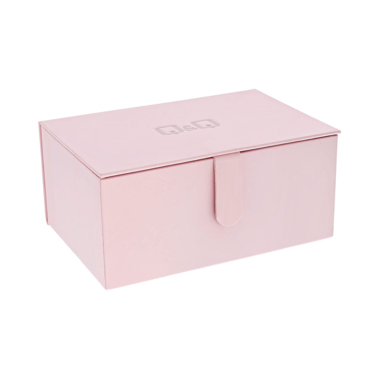Q&Q meisjeshorloge in sieradendoosje roze