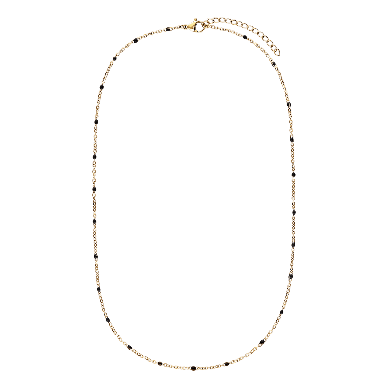 Stainless steel goldplated ketting voor dames