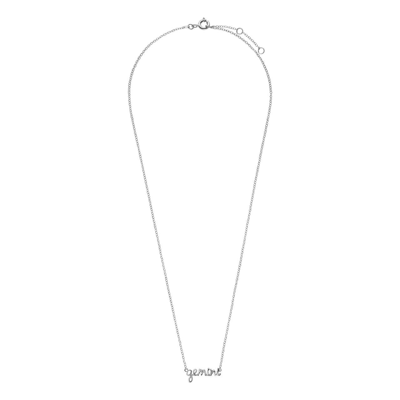 Halskette, 925 Silber, mit Sternzeichen-Anhänger