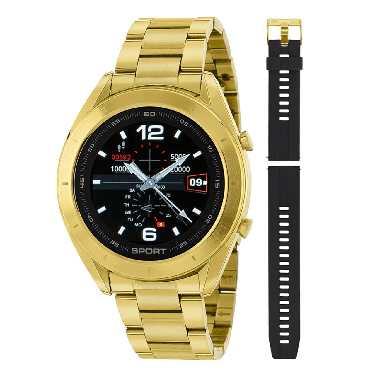 Marea Smartwatch Digitaal Heren Horloge Goudkleurig B58004/3